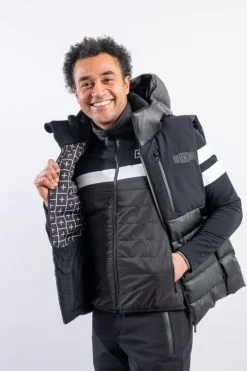 ONE MORE ECO DOWN HOODY VEST OU511A0