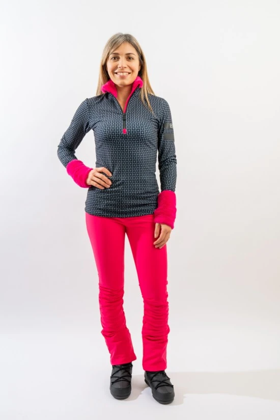 ONE MORE TURTLENECK SWEATER WITH HALF ZIP MINILOGO OD631PR 7 ONE MORE TURTLENECK SWEATER WITH HALF ZIP MINILOGO OD631PR - immagine 5