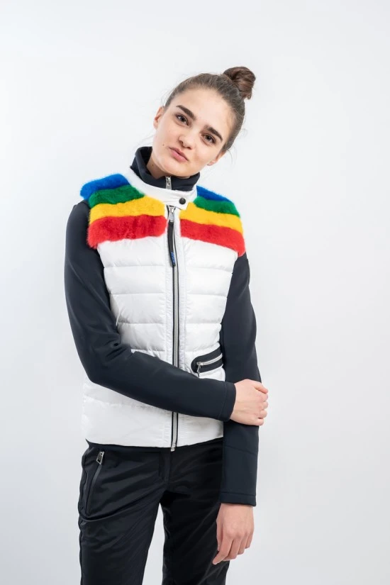 ROSSIGNOL W BEAM LIGHT DOWN VEST RLJWJ34 3 ROSSIGNOL W BEAM LIGHT DOWN VEST RLJWJ34