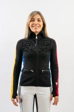 Tuta Da Sci -Tuta Da Sci rossignol w twins full zip sweater rlkwo05 1