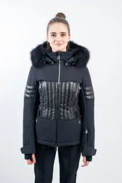 TONI SAILER AGGI LEATHER FUR JACKET 302111LF -Tuta Da Sci toni sailer aggi leather fur jacket 302111lf 1