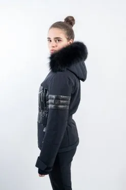 TONI SAILER AGGI LEATHER FUR JACKET 302111LF -Tuta Da Sci toni sailer aggi leather fur jacket 302111lf 2