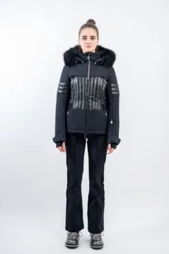 TONI SAILER AGGI LEATHER FUR JACKET 302111LF -Tuta Da Sci toni sailer aggi leather fur jacket 302111lf 4